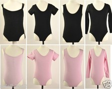 Ballettkleid Ballettanzug Body Turnanzug Gymnastikanzug Größe 92-158 Baumwolle 