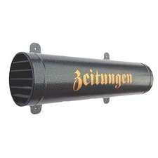 Zeitungsrolle Zeitungsbox Zeitungsfach Anthrazit Verschlußgitter Zeitungsrollen