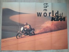 KTM Adventure Poster Prospekt 1997 EGS LSE SX EXC Duke-E SXR