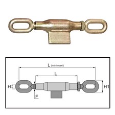 Spannschloss für Unterlenker
