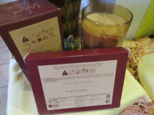 Partylite  Duftwachsglas + 12 Teelichter Can You Say Chardonnay Wine Time