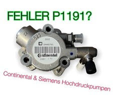 Instandsetzung für Hochdruckpumpe Z22YH Opel Vectra Signum Zafira 2.2 Direct GM