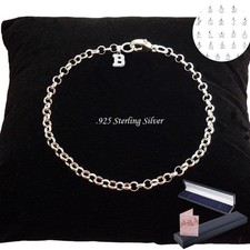 925 Silber Bettelarmband,Rolo