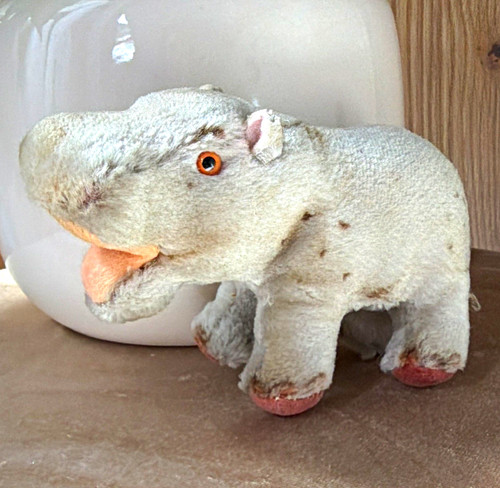 Vintage nilpferd hippo stoff - vintage,