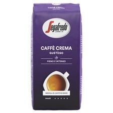 Segafredo Caffè Crema Gustoso ganze Kaffeebohnen 1kg kräftig, Arabica Robusta