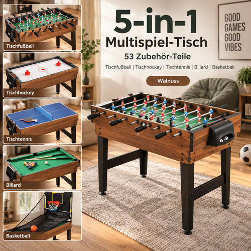 Multispieltisch 5in1