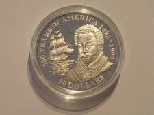 50 Dollar Silbermünze - 500