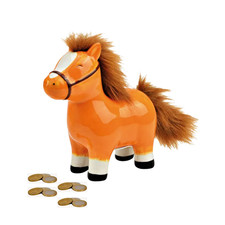 Spardose Pferd aus