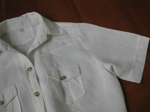 Weiße kurzarm westernbluse - weiße, kurzarm-westernbluse
