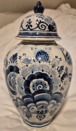 Delft vase deckel - vase, pyramied