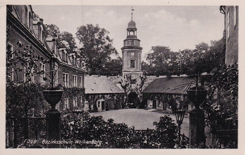 Postkarte wolkenburg fdgb - wolkenburg,