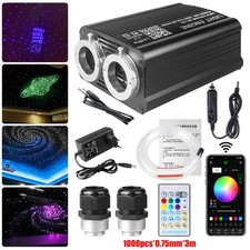 900/1000 LED RGBW Sternenhimmel Auto Lichtfaser Glasfaser Optik Deckenleuchte