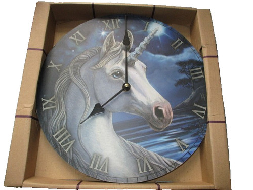Wanduhr bilderuhr einhorn bei - wanduhr,