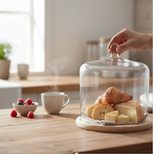 SET HOLZ TELLER PLATTE WOODEN