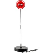 Lescars Garagenstop: Parkassistent: Stoppschild-Einparkhilfe mit LEDs