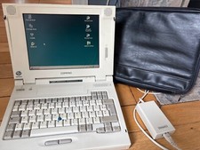 Compaq LTE 5000 Vintage Laptop Pentium 75 24 MB RAM - voll funktionsfähig - Windows 95