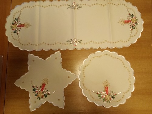 Weihnachtsdecken set teilig - set, 3