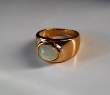 Massiver Welo Opal Silberring°.