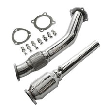 Edelstahl Downpipe 3" 76mm mit 200 Zellen Kat Audi Seat Skoda VW 1.8T 20V + GTI