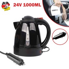1000ml Auto Wasserkocher 24V 250W tragbarer Zigaretten anzünder Wasserkocher Neu