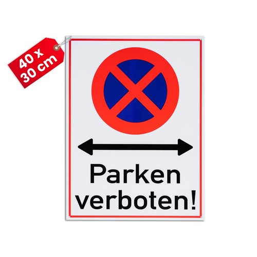 Parken verboten hinweisschild - verboten,