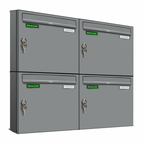 Basic 4er briefkasten - 4er, ral