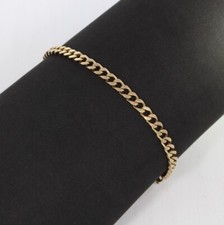 Wert 1190 € Panzer Armband 333er/8 Karat Gelb Gold Länge 24 cm