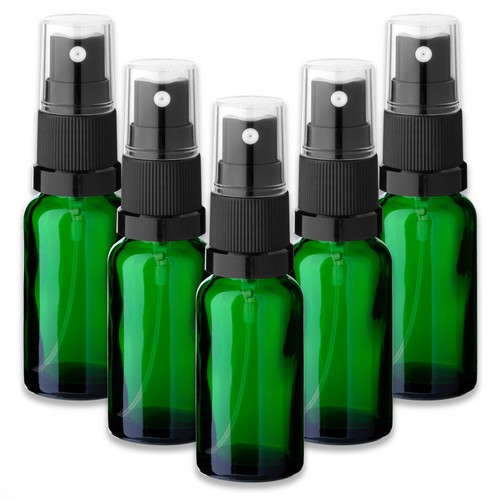 Grüne glasflasche ml - 5x,