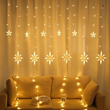 LED Lichterkette Stern Mond