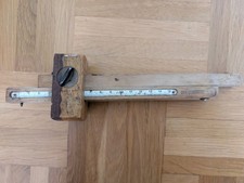 ULMIA Streichmaß Anreißwerkzeug 150 mm Alt Antik Gesetzlich Geschützt