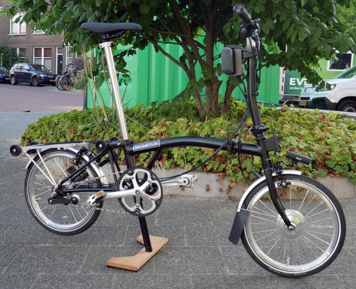 Elektrisches brompton faltrad - elektrisches, brompton-faltrad