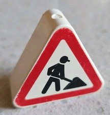 Lego duplo straßenbauschild - -,