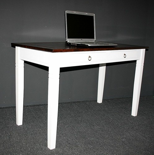 Massivholz schreibtisch 130x64 - massivholz,