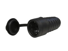 Gummi Schutzkontakt Kupplung IP44 wasserdicht Außen Outdoor 250V 16A