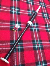 T C Dudelsack Practice Chanter Palisanderholz Schwarz Kunstelfenbein 2 Reeds