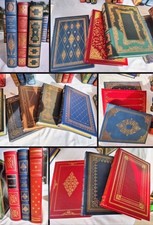 19 Luxus Bücher  Franklin Bibliothek  22k Gold+ Ledereinband - Weltliteratur