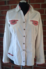 Spieth&Wensky Trachtenbluse Dirndlbluse Bluse Gr. 38 M Landhaus Oktoberfest weiß