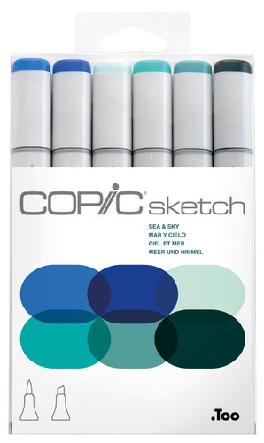Copic marker sketch 6er set - copic,