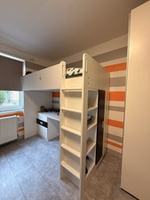 IKEA Hochbett mit Schreibtisch