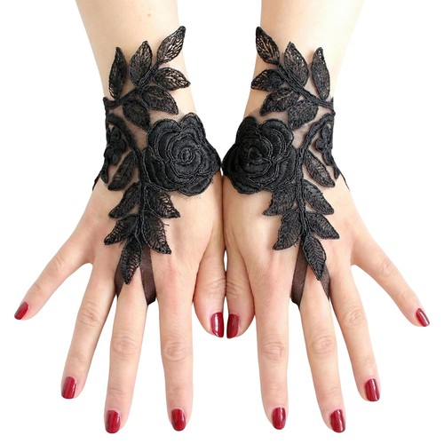 Spitzenhandschuhe weiß damen - spitzenhandschuhe, weiß,