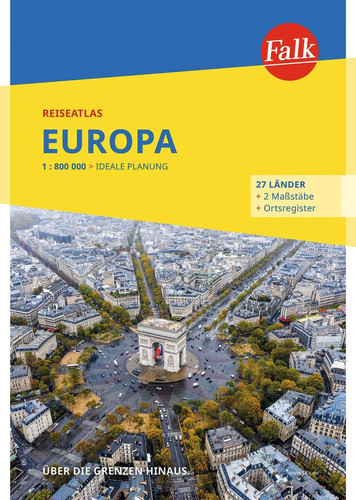 Falk reiseatlas europa - reiseatlas,