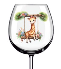12x Giraffe Schaukel Blume
