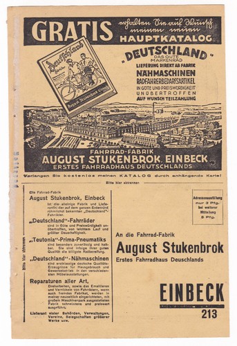 Karte werbekarte reklame - karte,