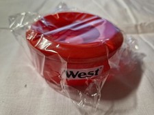 Aschenbecher WEST rot