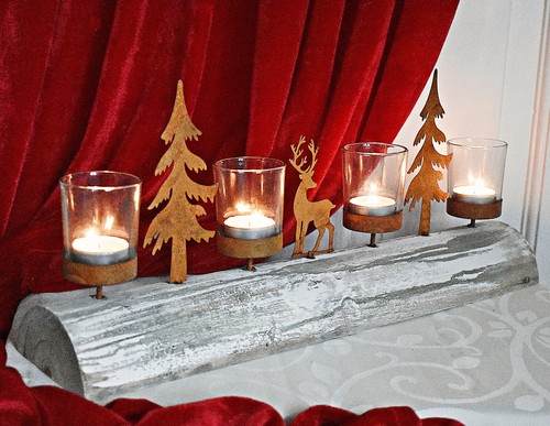 Kerzenhalter holz 48cm - ❀,