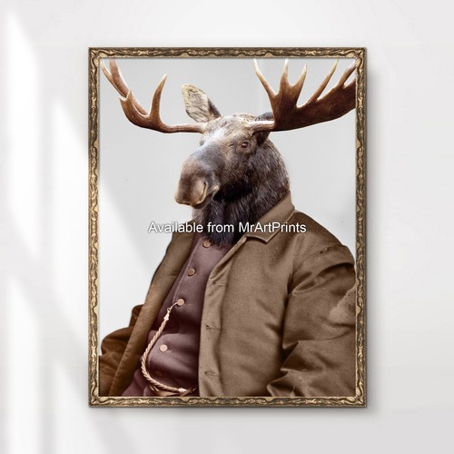 Elch kunstdruck poster - kunstdruck,