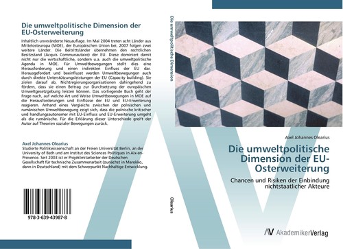 Die umweltpolitische dimension - umweltpolitische,