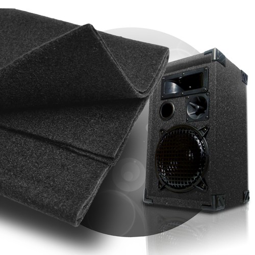 Hifi bespannfilz hellgrau 150 - hifi,