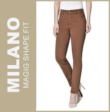 STOOKER MILANO | cognac | WOMEN 5-Pocket Denim Jeans | Magic Shape Fit