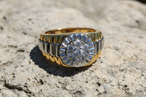 Herren echt diamant - echt,